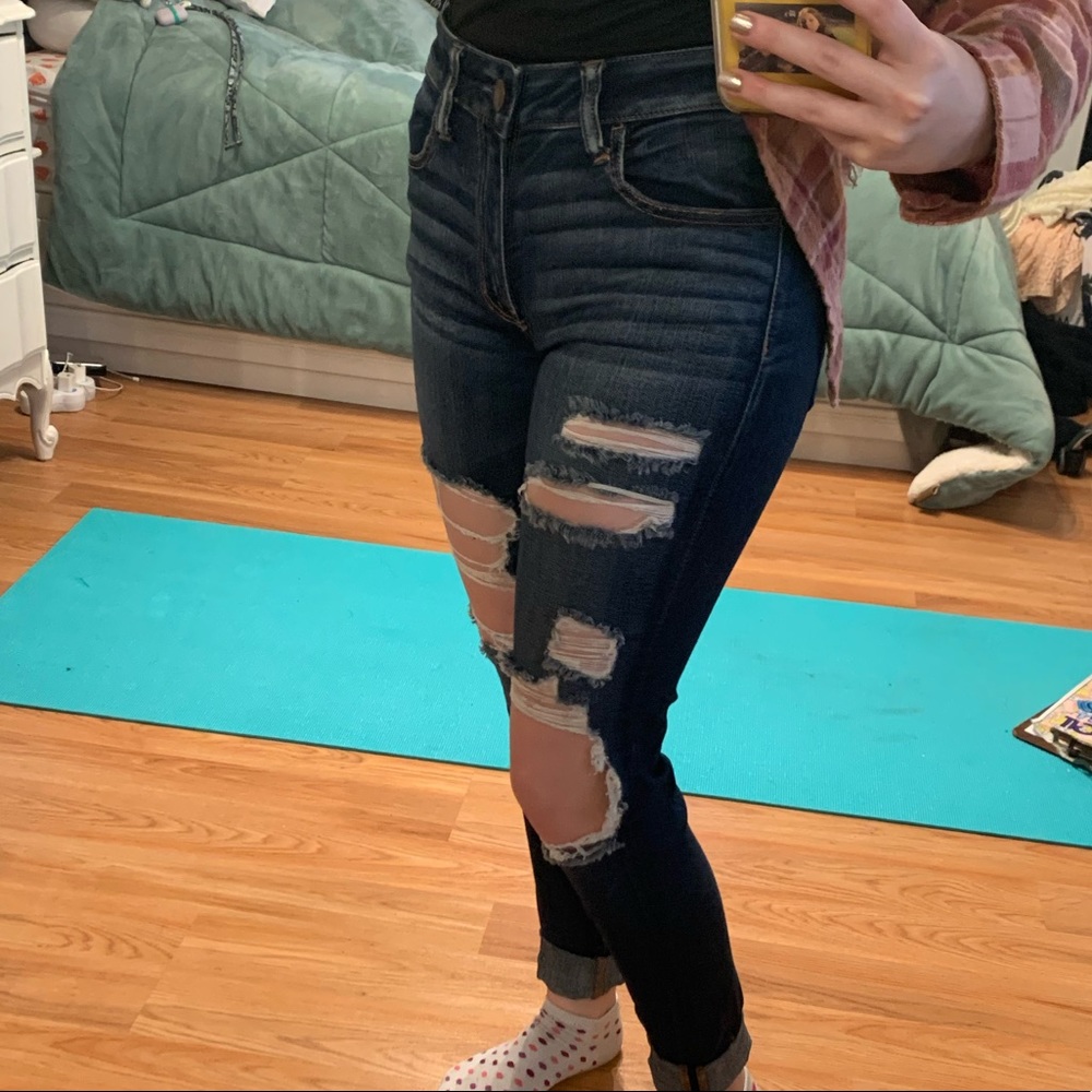 Ripped High Rise Jegging - Picture 6 of 7